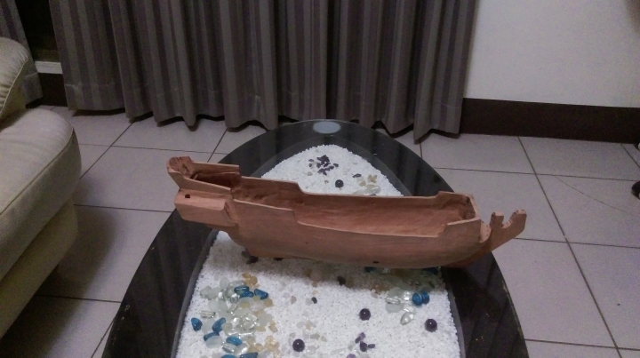 自製帆船 海上的獨角獸