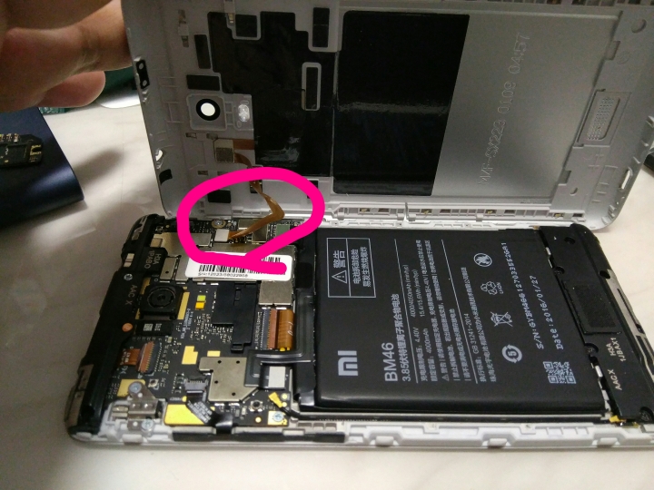 (教學文)紅米note3電源鍵與充電孔維修