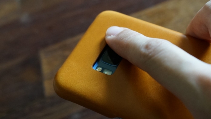 [開箱]  alto 義大利 Galaxy S8 皮革保護殼 Original 焦糖棕 新增使用後照片