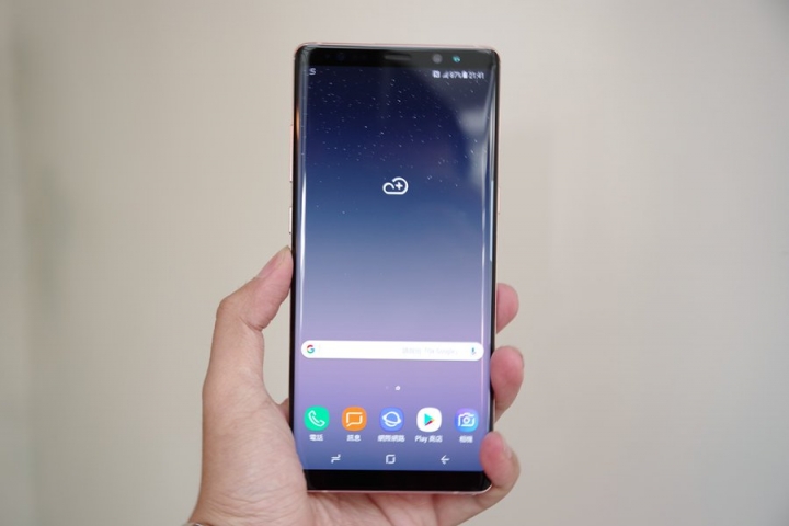 Galaxy Note 8 星砂粉 不錯看，蠻適合送人的