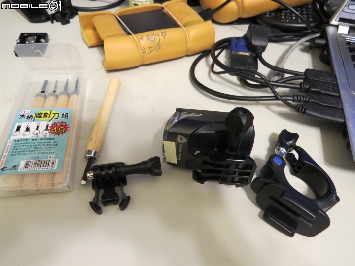 車燈 ROXIM X7 & 改gopro快拆把手固定座