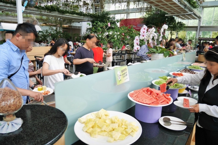 【宜蘭員山 | 餐廳】美麗溫室花園裡的自助美饌❀香草菲菲