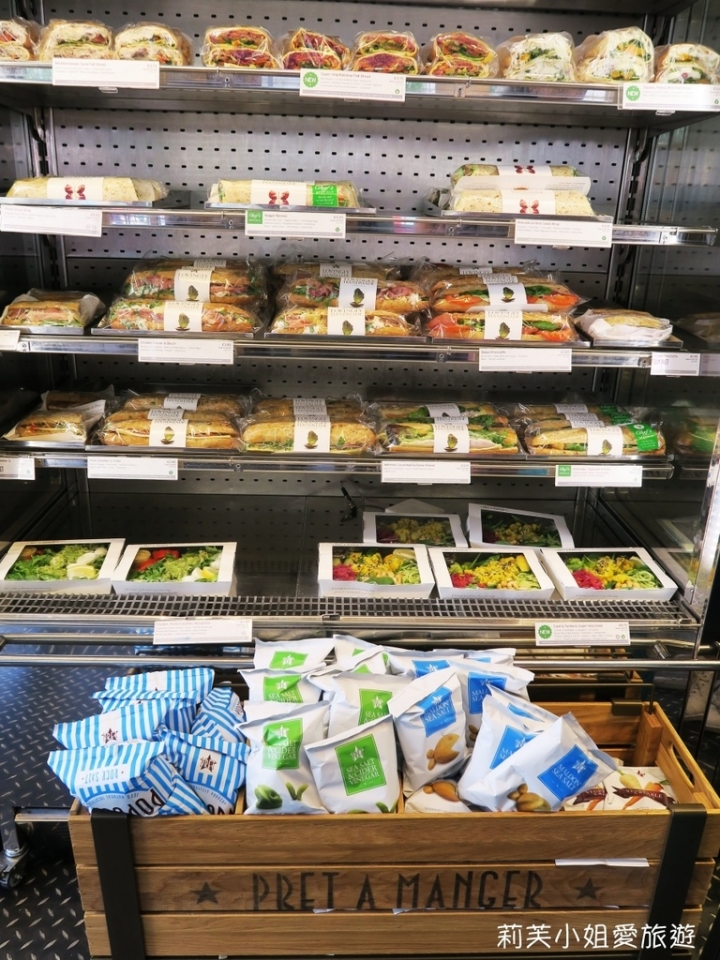 [美食] 英國 倫敦平價美味的連鎖三明治咖啡館Pret a Manger (三明治/捲餅/沙拉)