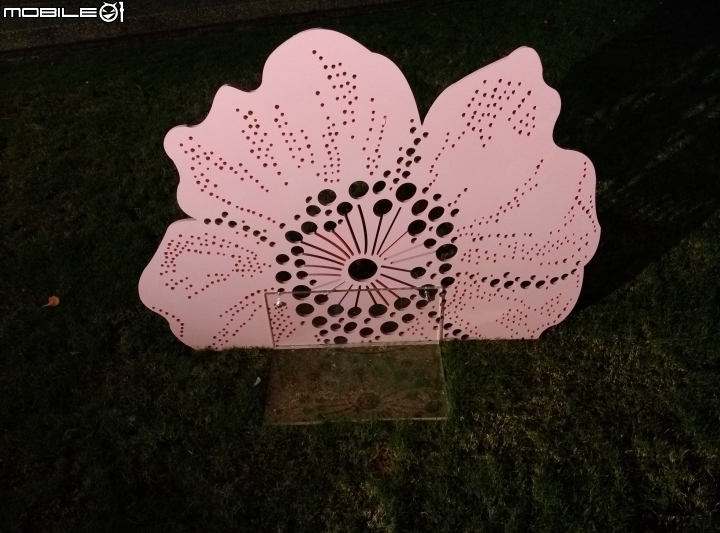 街角裝置藝術 9月15號夜拍 全美戲院 吳園 藍晒圖 氣象局