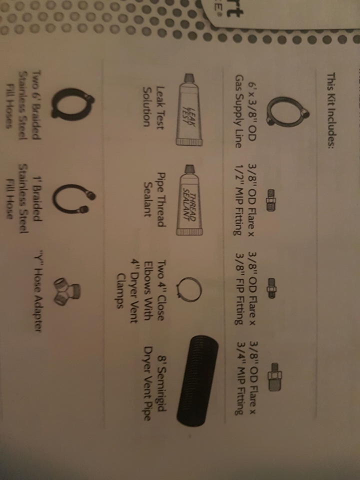 求救 美式洗烘衣機的瓦斯接頭