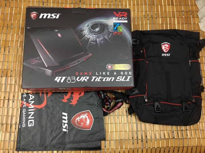 [開箱]  MSI GT83VR 7RF Titan SLI 效能怪獸 (附上黑色沙漠等實際遊戲測試影片)