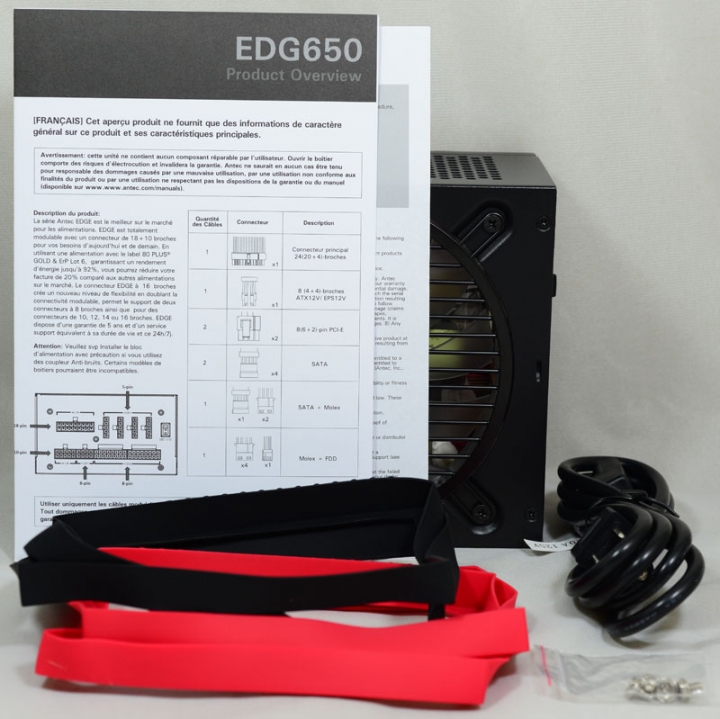 Antec EDGE 650全模組化電源供應器簡介及測試