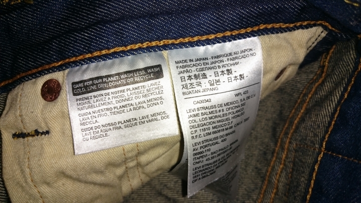 [開箱] Levi's 美國製 VS 日本製