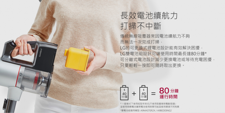 『心得』讓打掃變的超有成就感的《LG CordZero A9無線吸塵器》