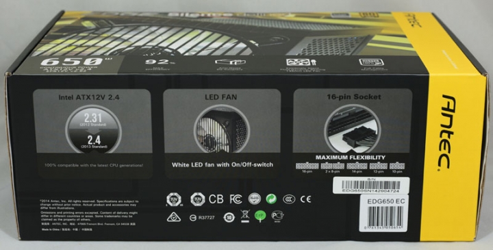 Antec EDGE 650全模組化電源供應器簡介及測試