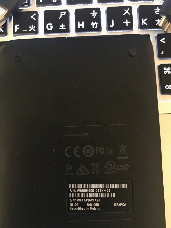 求救!!片尋不著解決辦法～WD ELEMENT外接硬碟無法連接macbook