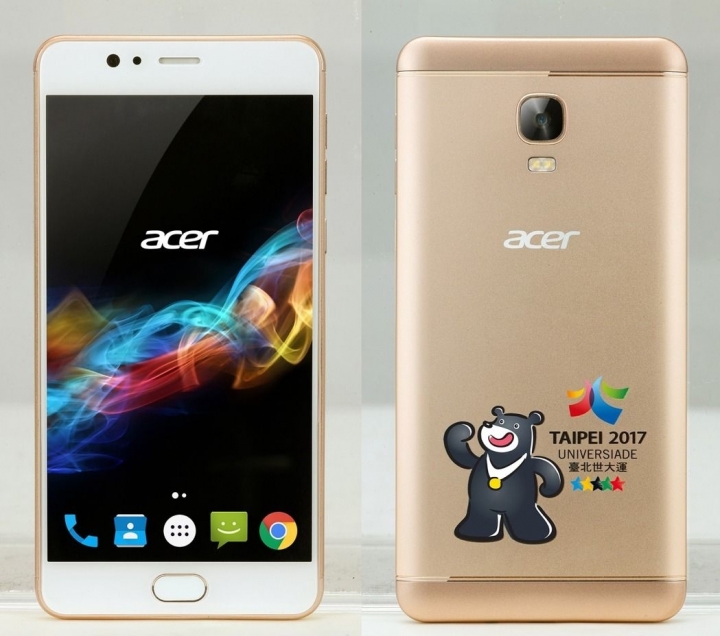Z630S後續機? 2017臺北世大運熊讚聯名款 acer Liquid Z6 Max