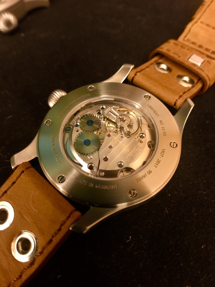 德國B-uhr五廠之Stowa 90週年紀念Flieger 40 Handaufzug飛行員