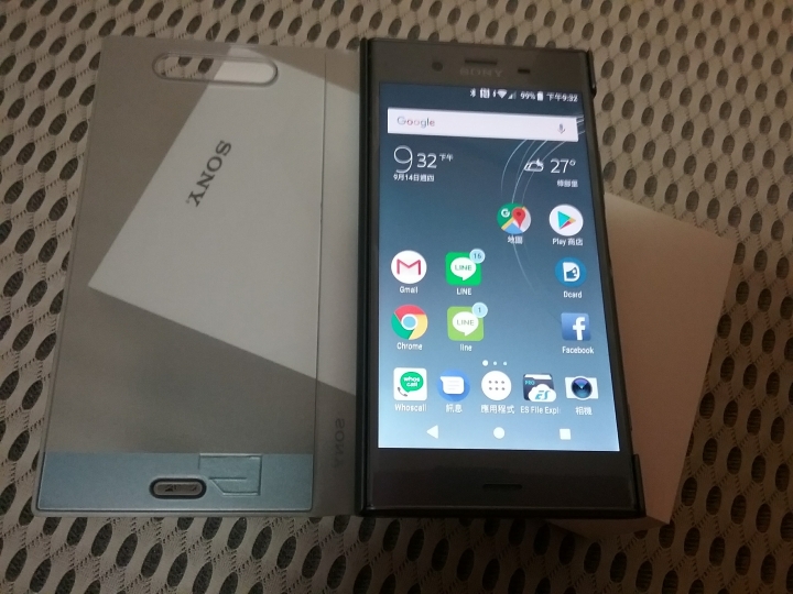 Sony Xperia XZ1 [泰國製]月光藍開箱