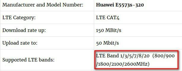 4G LTE 移動WiFi分享器