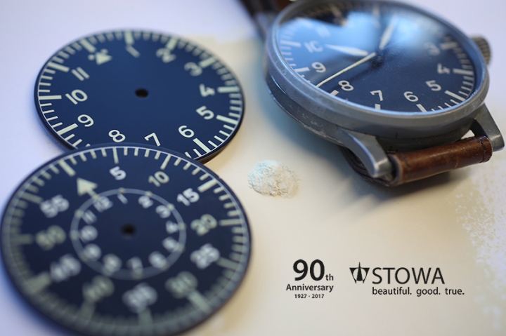 德國B-uhr五廠之Stowa 90週年紀念Flieger 40 Handaufzug飛行員