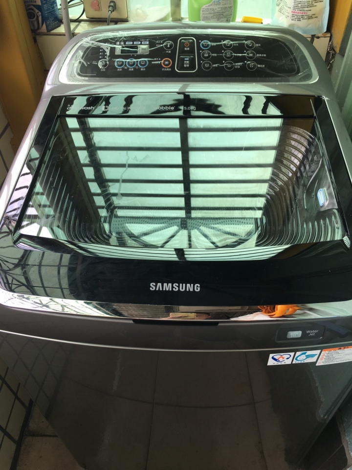 【開箱】三星  Samsung  WA15J6750SP/TW   15KG雙效手洗洗衣機