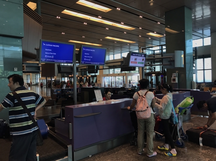 飛行紀錄:新加坡-香港 國泰首架A350 CX690 商務艙