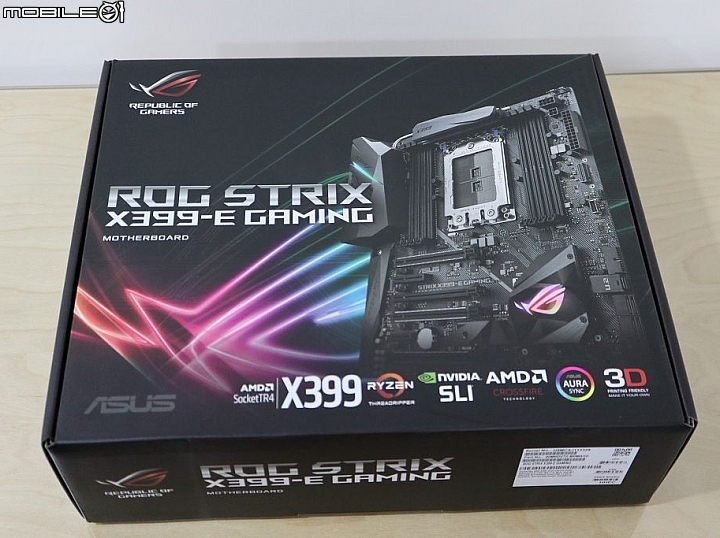 AMD 12核4G里程碑 TR 1920X / ROG Strix X399 Gaming 開箱