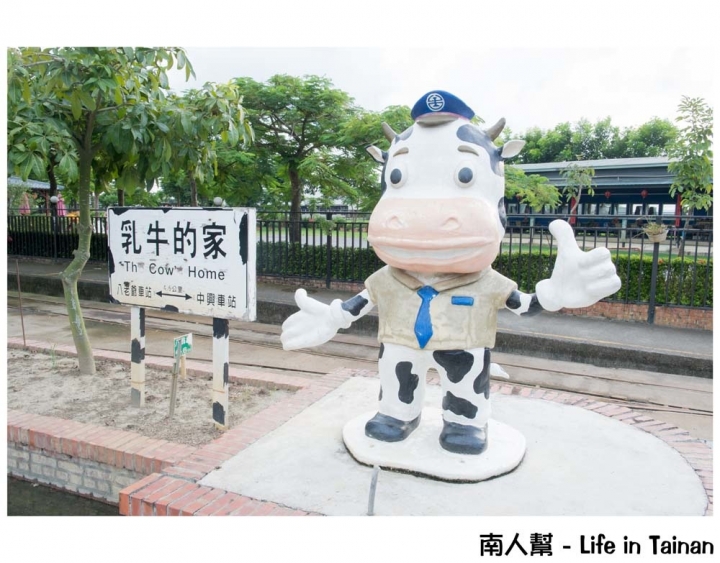 【台南柳營-景點】體驗鐵道文化｜搭乘五分車｜欣賞兩旁柳營鄉純樸農村景色 ~ 八老爺車站-乳牛的家