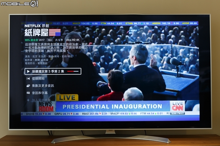 LG Super UHD 4K TV 65SJ800T 具備Nano Cell奈米顯示技術