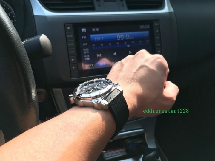 Hamilton7750 實戴大錶徑推薦+簡單的旅用錶盒(圖多慎入)