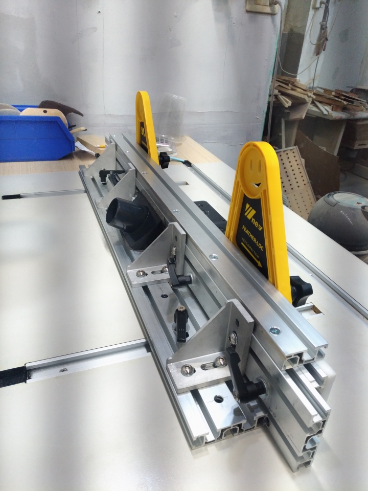 路達桌靠山(router table fence)製作