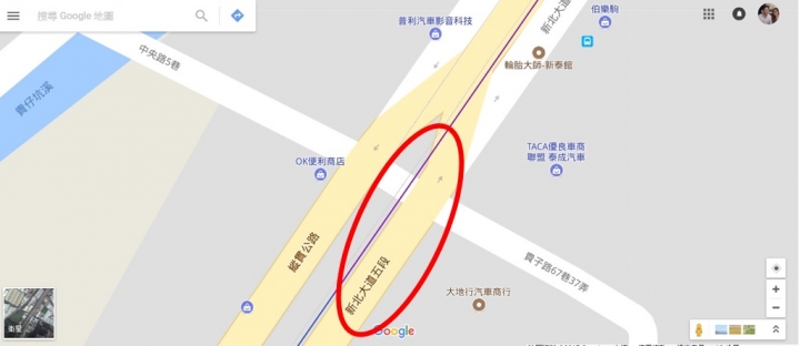 今天差點在[新北大道五段]車禍，若發生車禍，誰是主要事故責任呢?