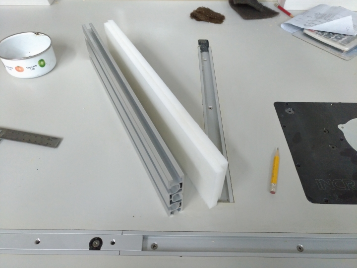 路達桌靠山(router table fence)製作