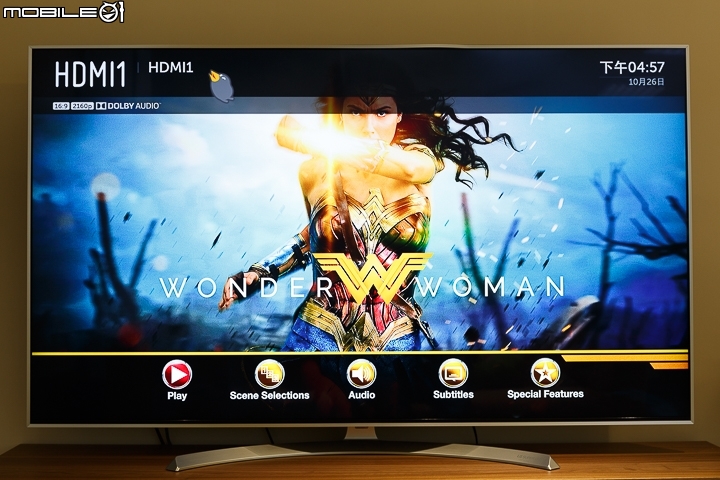 LG Super UHD 4K TV 65SJ800T 具備Nano Cell奈米顯示技術