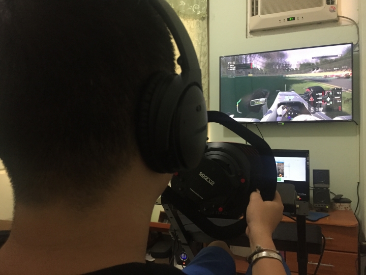全台首發!!Thrustmaster TS-XW Racer SPARCO p310賽車方向盤+ap2賽車架+Bose QC35消噪耳機+Bose Solo 5 電視音響開箱