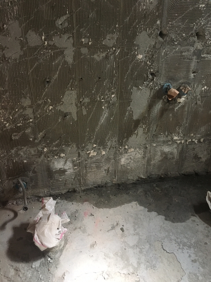 浴室拆除後漏水？牆面拆除至ＲＣ做防水？無法處理益膠泥