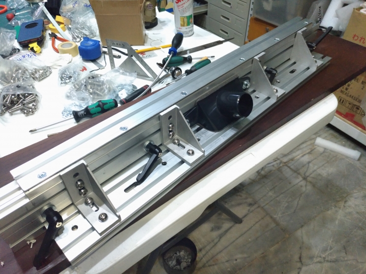 路達桌靠山(router table fence)製作