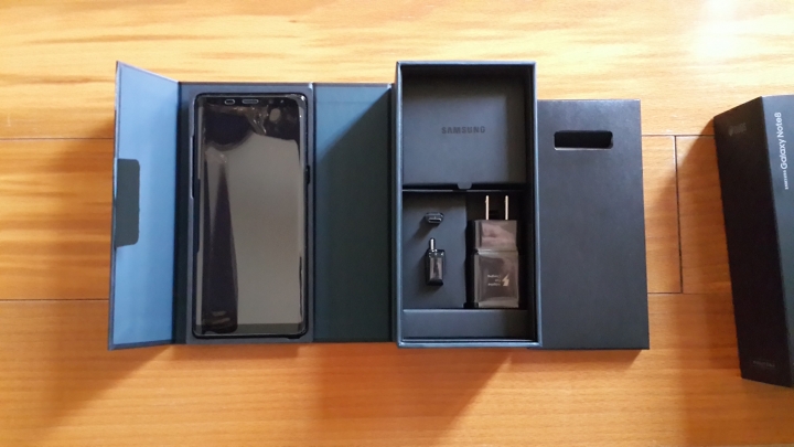 Samsung Galaxy Note 8 晶墨黑上手開箱