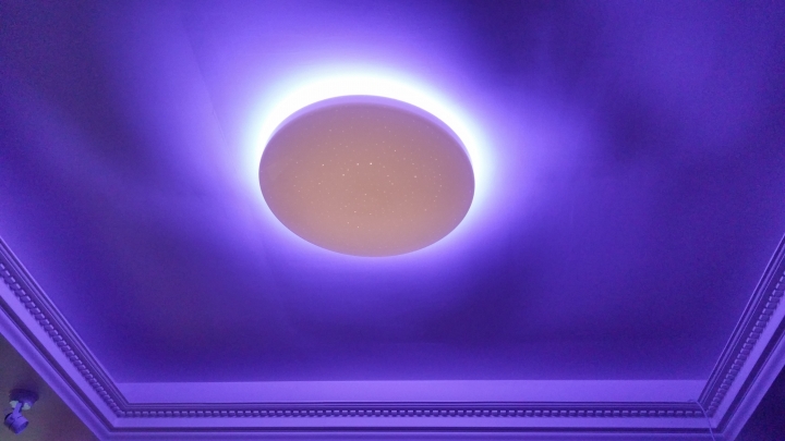 智能家居 Yeelight皎月LED吸頂燈 開箱 實裝110V電壓