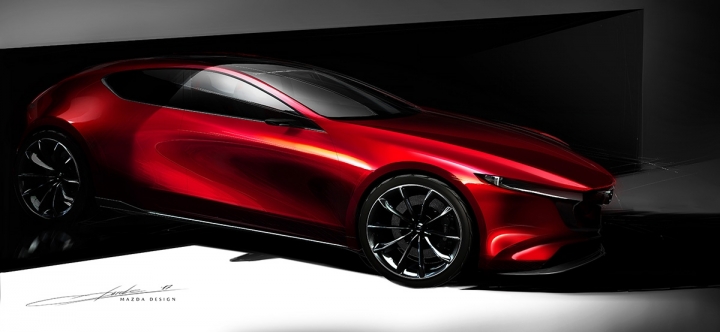 新一代Mazda 3概念車-Mazda 魁 Concept