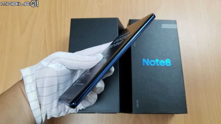 [開箱]香港版 NOTE8 6GB+256GB 4G+3G雙卡雙待 深海藍 簡單分享~