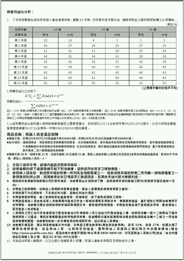 想要請問大大關於此保單值得保嗎？