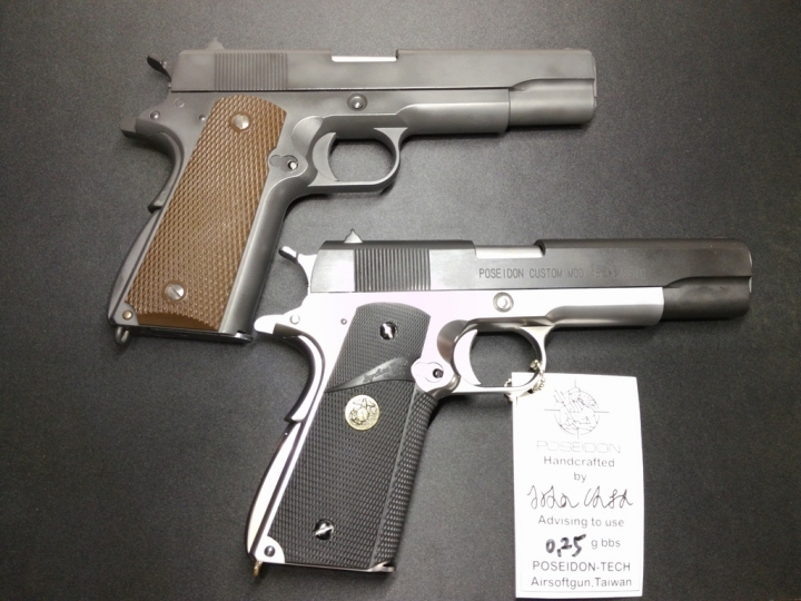 [開箱]海神POSEIDON Custom M1911 Platinum Edition白金限定版