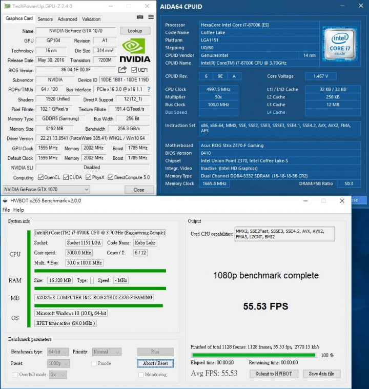 ASUS ROG STRIX Z370-F GAMING 功能完備 電競神采 Z370敗家之選