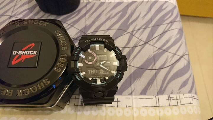 開箱 10月新款G shock 霓虹燈