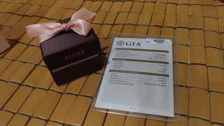 求婚戒指A-LUXE亞立詩--購買經驗分享