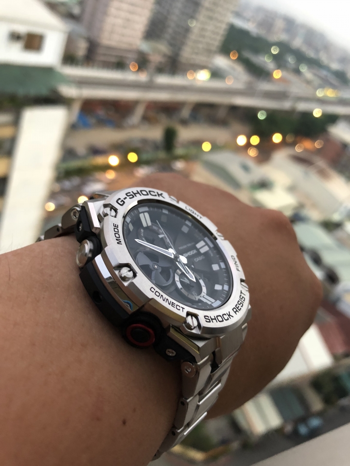 [開箱] G-STEEL 藍牙智慧錶 GST-B100D-1A