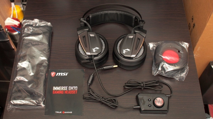 7.1 虛擬環繞 MSI Immerse GH-70 RGB 電競耳機簡單開箱