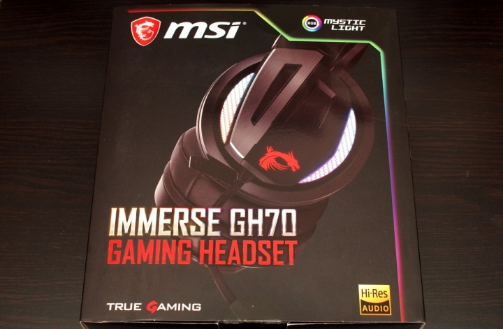 7.1 虛擬環繞 MSI Immerse GH-70 RGB 電競耳機簡單開箱