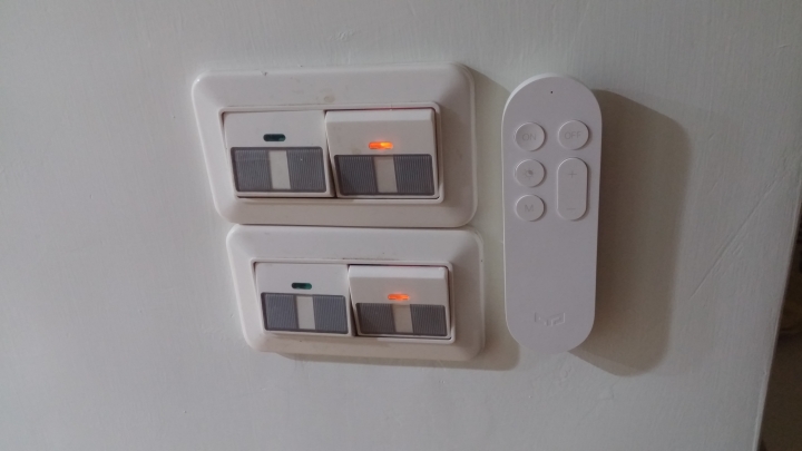智能家居 Yeelight皎月LED吸頂燈 開箱 實裝110V電壓