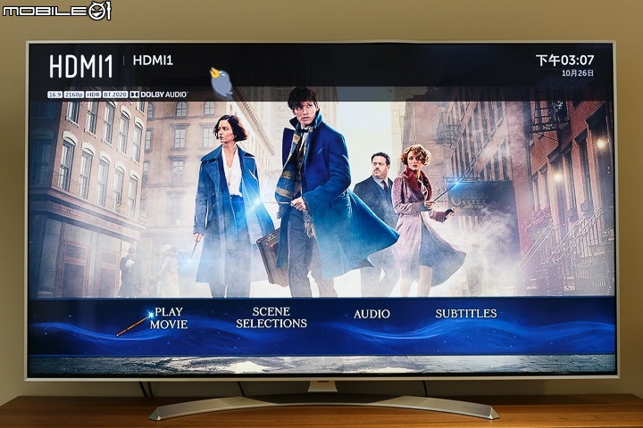 LG Super UHD 4K TV 65SJ800T 具備Nano Cell奈米顯示技術