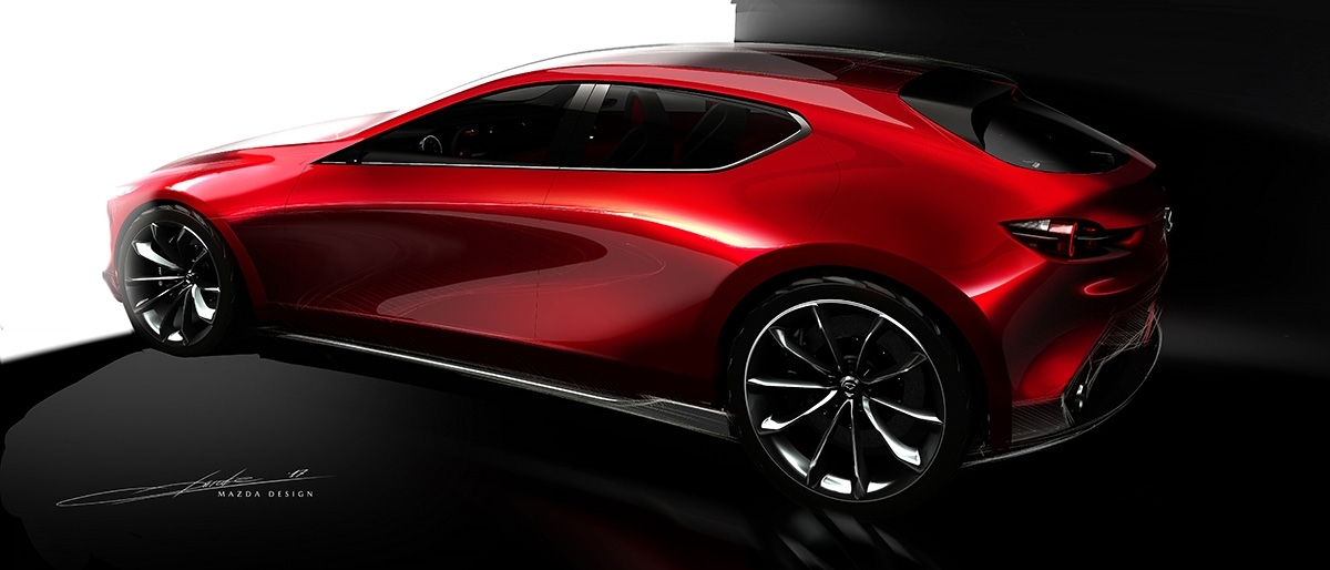 新一代Mazda 3概念車-Mazda 魁 Concept