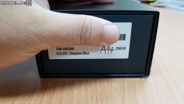 [開箱]香港版 NOTE8 6GB+256GB 4G+3G雙卡雙待 深海藍 簡單分享~