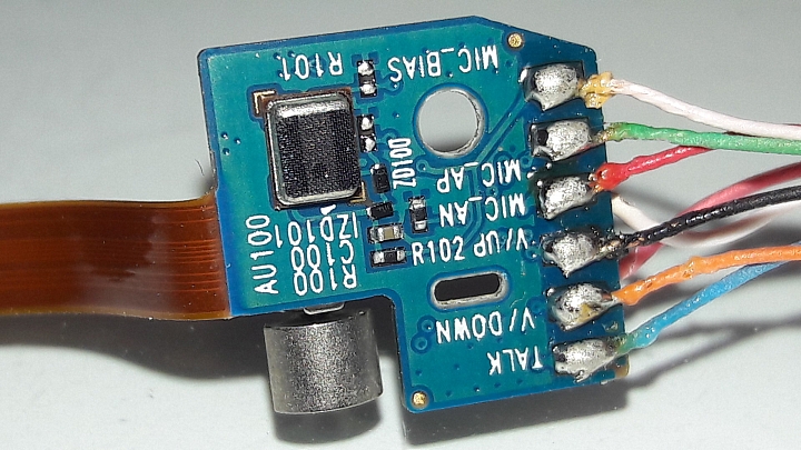 Samsung Level U 藍芽耳機 teardown (拆機照)